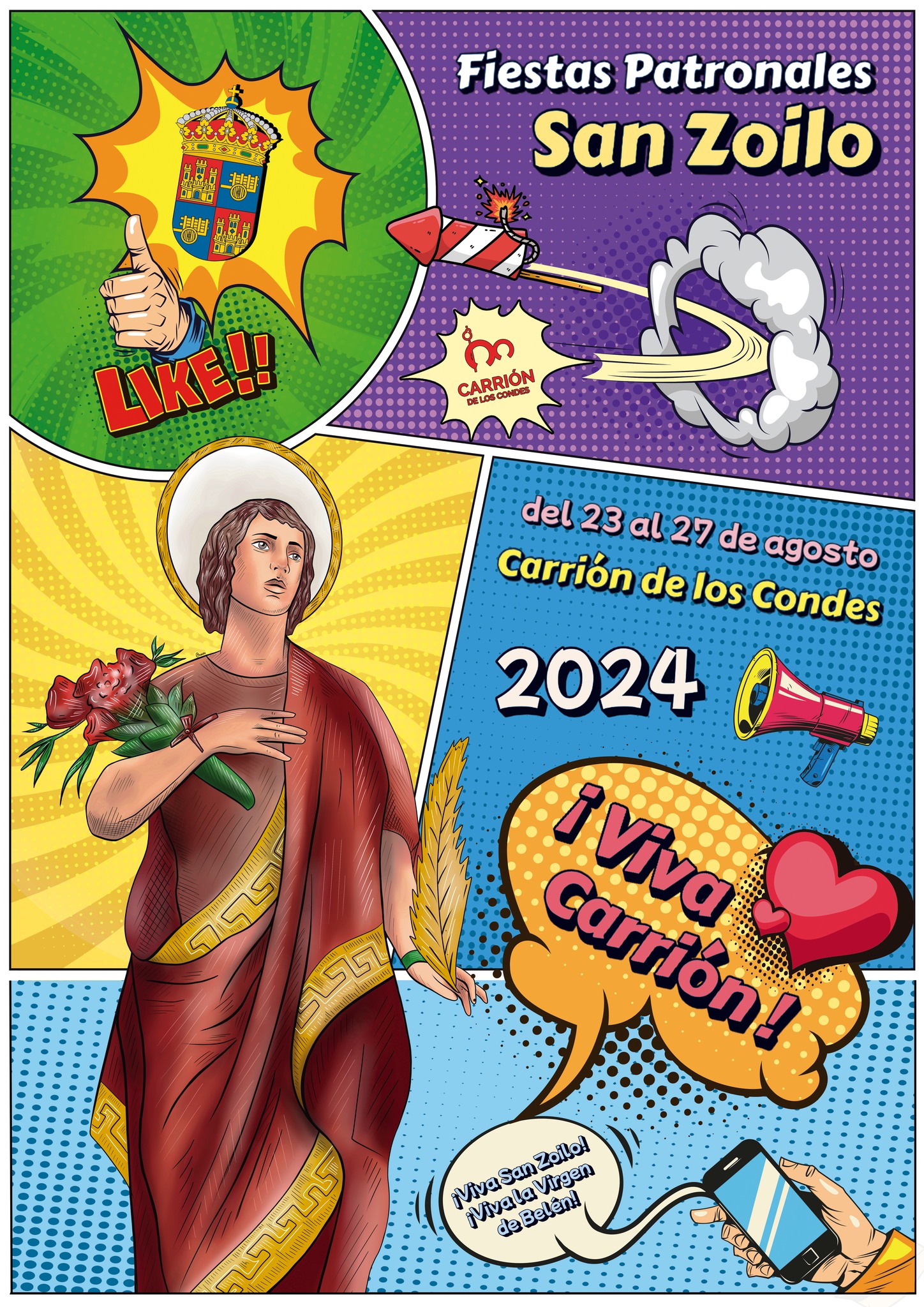 Fiestas patronales de San Zoilo y Nuestra Señora de Belén 2024 Carrión de los Condes